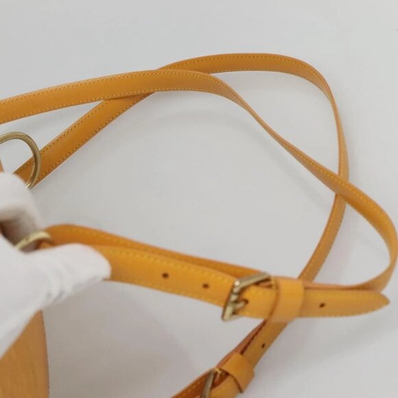 LOUIS VUITTON Epi Mabillon Backpack Yellow M52239 LV Auth ep10799 - Picture 10 of 16